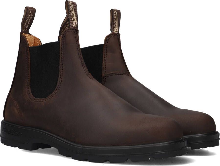 Blundstone Bruine Leren Laarzen met Dubbele Stiksels Model 2340 Brown