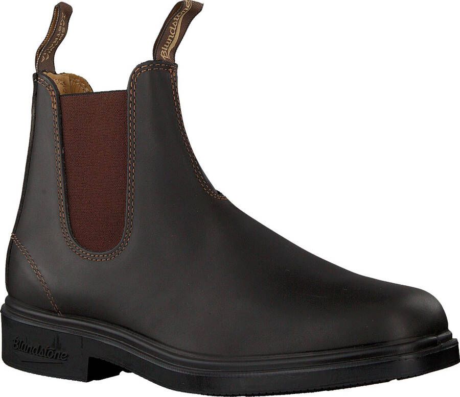 BLUNDSTONE Chelsea Boots Heren Dress Boot Heren Maat: 44 Materiaal: Leer Kleur: Bruin