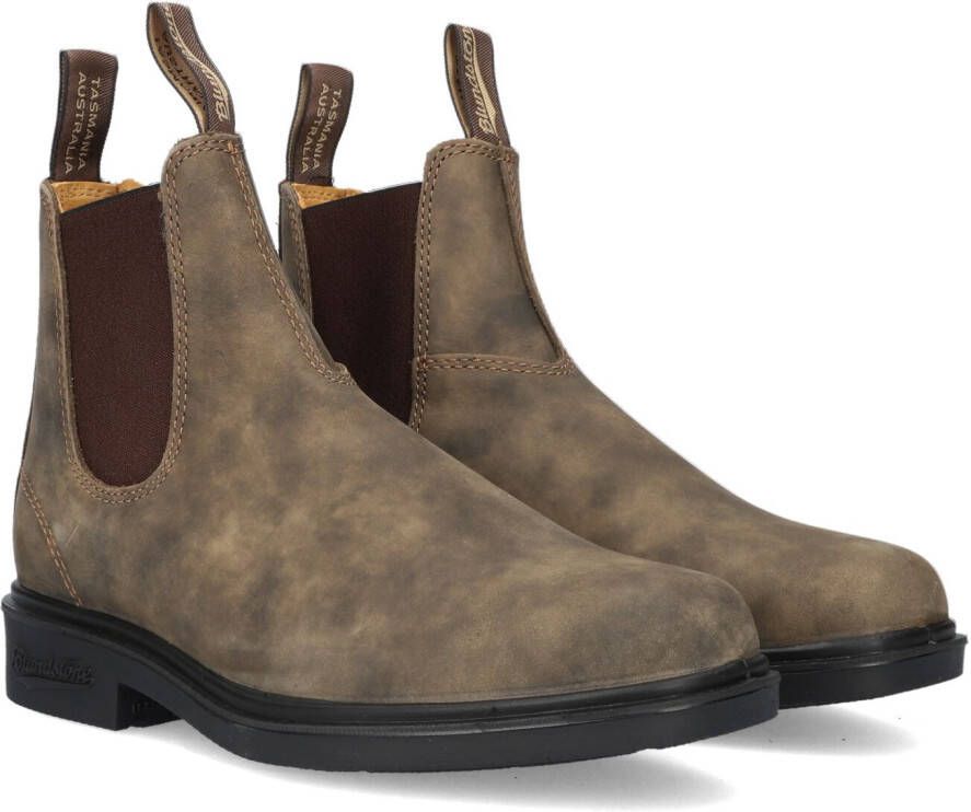 BLUNDSTONE Chelsea Boots Dress Boot Maat: 41 5 Materiaal: Nubuck Kleur: Taupe - Foto 1