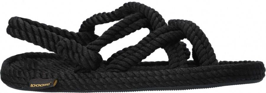 Dad Sandals Bodrum Flat Sandalen Dames Zwart