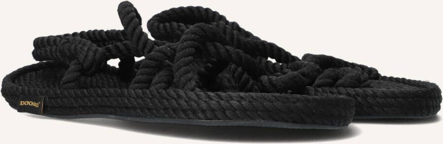 BOHONOMAD Zwarte Sandalen Ibiza Flat