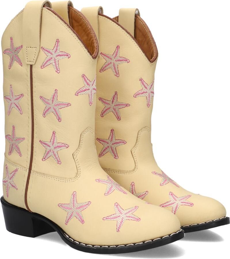BOOTSTOCK Beige Laarzen Starfish Cream pink