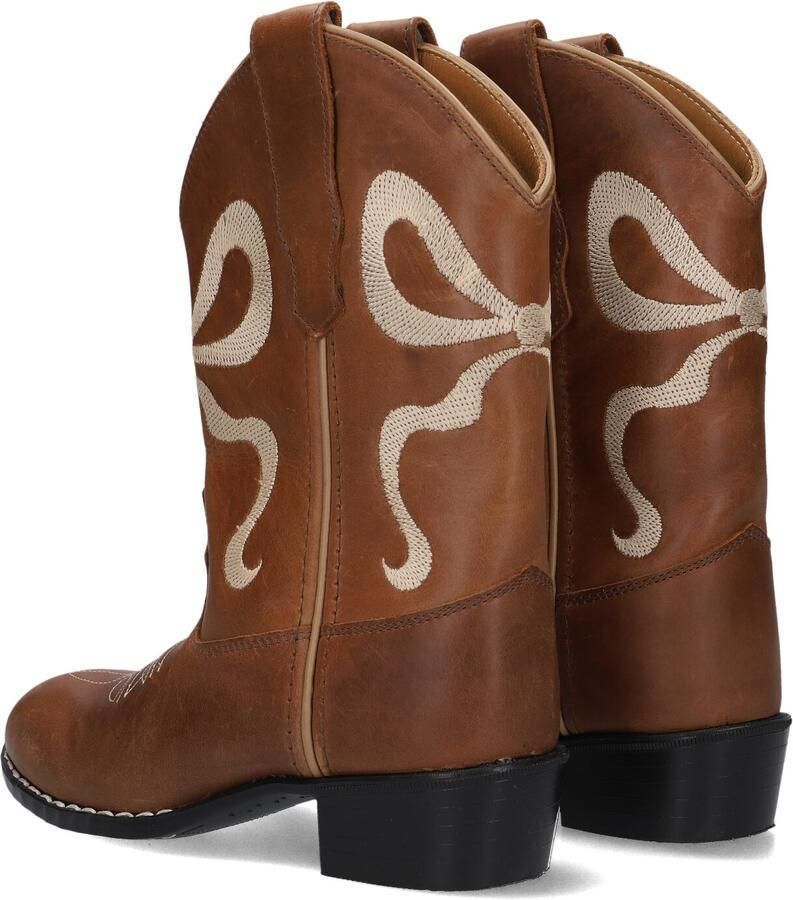 BOOTSTOCK Bruine Laarzen Bow Off White - Foto 2