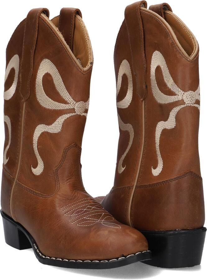 BOOTSTOCK Bruine Laarzen Bow Off White - Foto 4