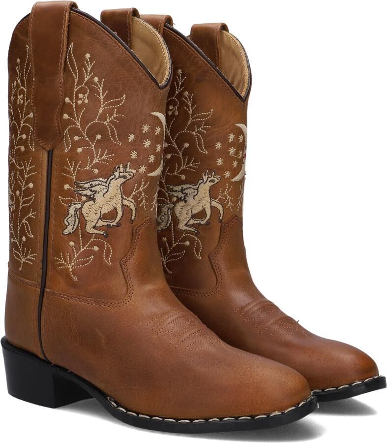 Bootstock Unicorn Cowboylaarzen Kinderen Bruin Leer