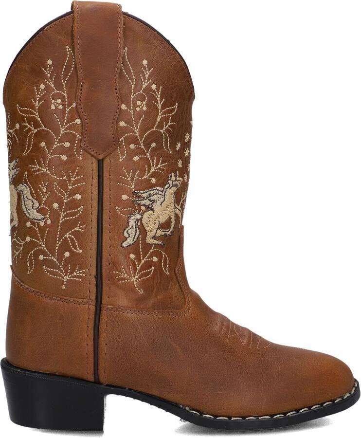 Copenhagen Colors western leren laarzen cognac Bruin Meisjes Leer