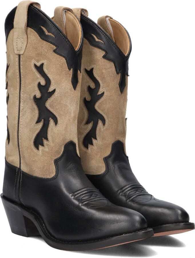 Bootstock Zwarte Cowboy Laarzen Multicolor Dames