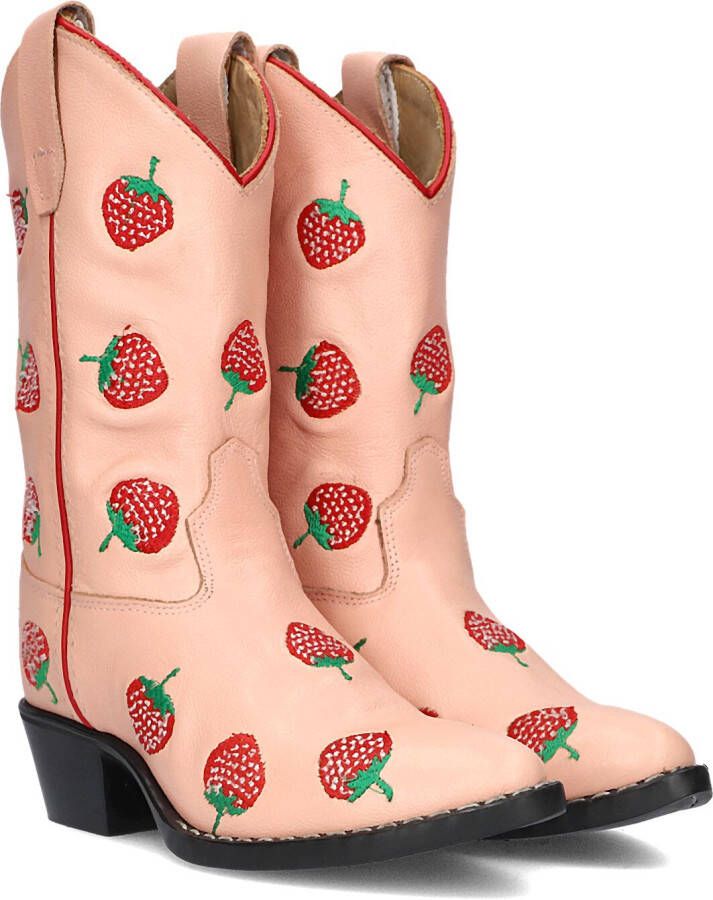 BOOTSTOCK Roze Cowboylaarzen Berries