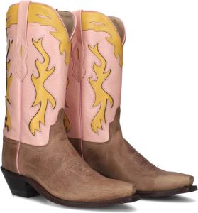 Bootstock Roze Cowboylaarzen Candy Brown Women