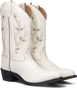 Bootstock Witte Cowboylaarzen Snowflake