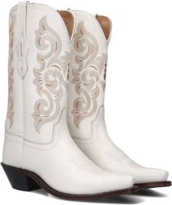 Bootstock Witte Cowboylaarzen White Treasure Women