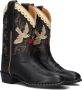 Bootstock Limited Cowboy Boots Laarzen Leer Meisjes Zwart - Thumbnail 1