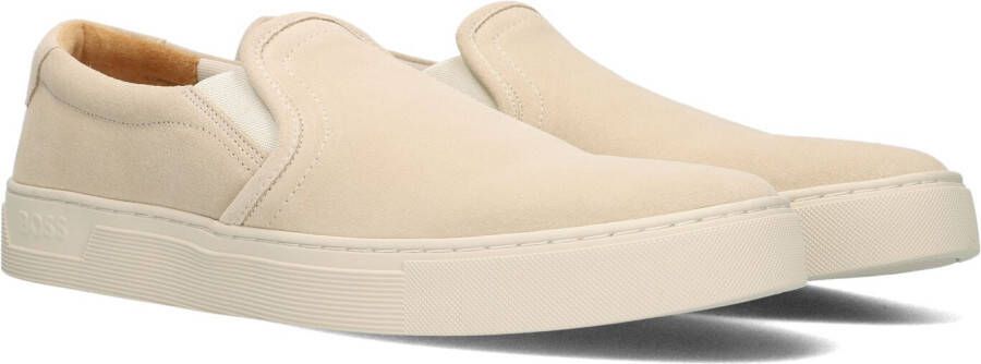 BOSS Instappers Heren Rhys_slon Maat: 39 Materiaal: Suède Kleur: Beige