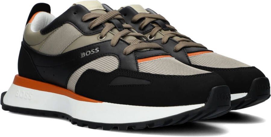 Boss Jonah Runn heren sneaker Zwart bruin