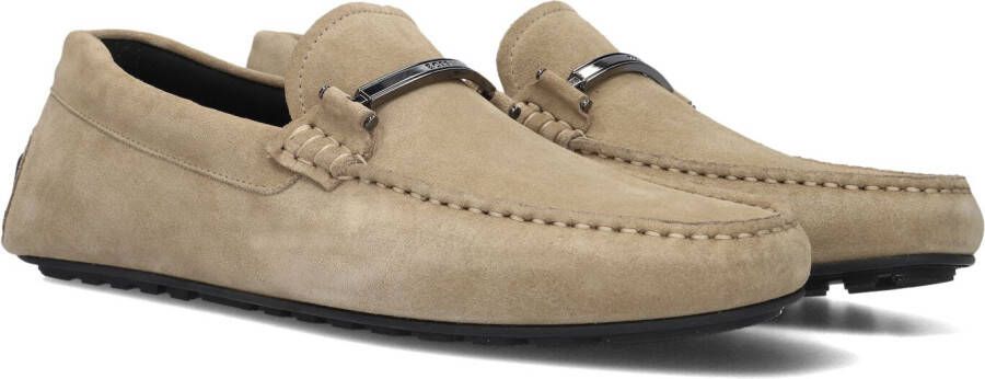 Hugo Boss Beige Suède Loafers Noel_mocc Beige Heren