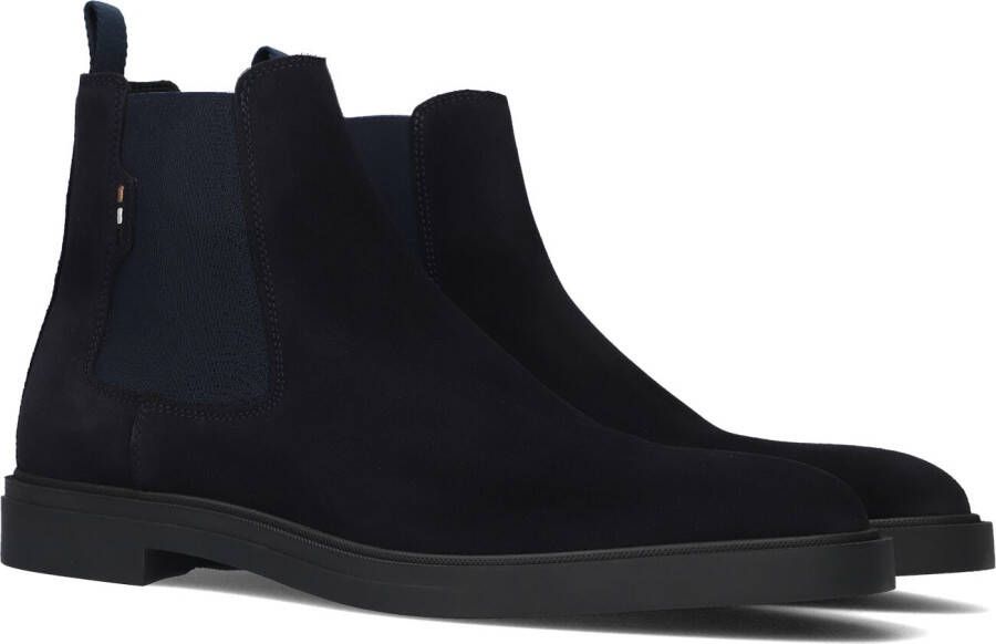 BOSS Chelsea Boots Heren Calev 1 Maat: 43 Materiaal: Leer Kleur: Blauw