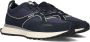 BOSS Lage Sneakers Heren Kai Runn Maat: 44 Materiaal: Leer Kleur: Blauw - Thumbnail 1
