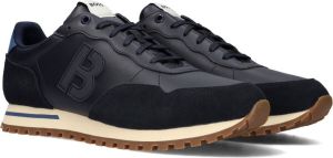 Boss Parkour-l Runn Lage sneakers Leren Sneaker Heren Blauw