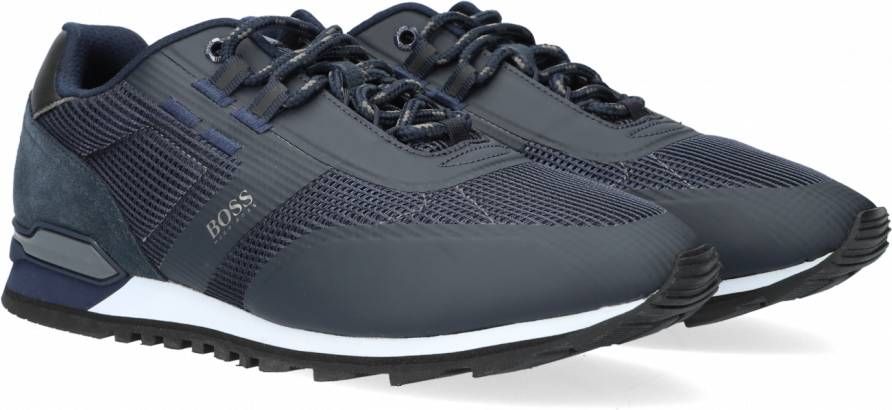 Hugo Boss Parkour Runn Me Lage sneakers Leren Sneaker Heren Blauw -  Schoenen.nl