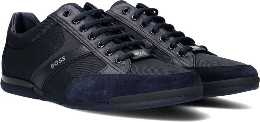 Boss Blauwe Lage Sneakers Saturn Lowp