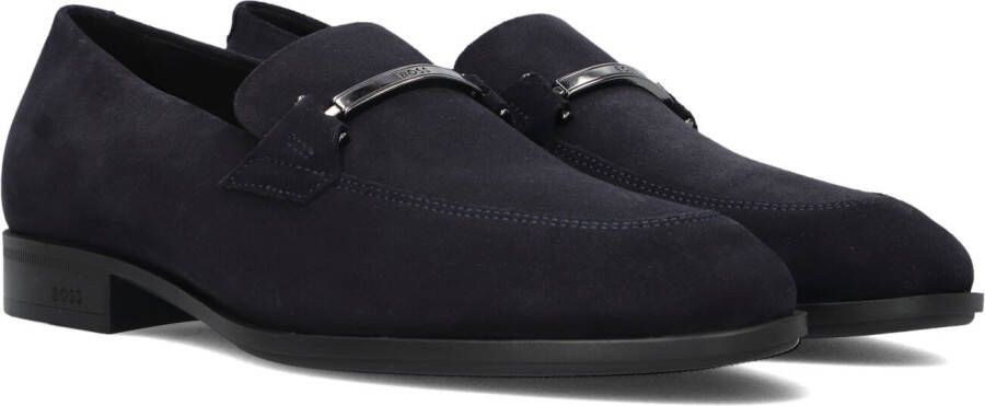 Hugo Boss Blauwe Suède Loafers Colby_loaf Blue Heren