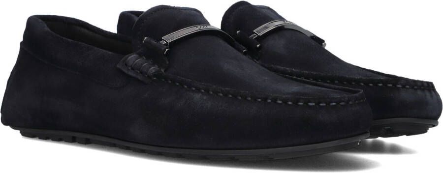 BOSS Loafers Heren Noel_mocc Maat: 42 Materiaal: Suède Kleur: Blauw
