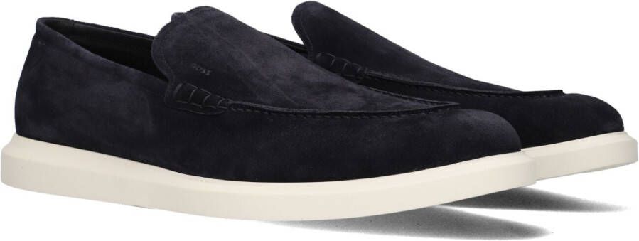 BOSS Blauwe Loafers Randy Loafer