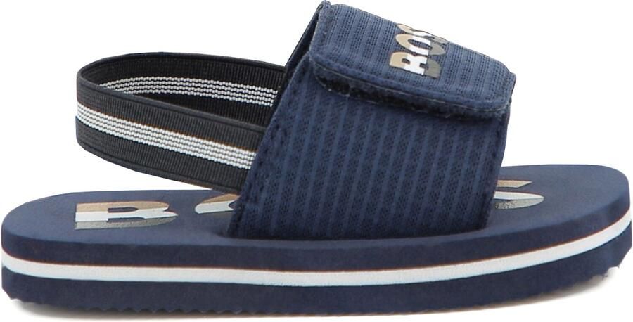 BOSS KIDS Blauwe Sandalen J53242 - Foto 4