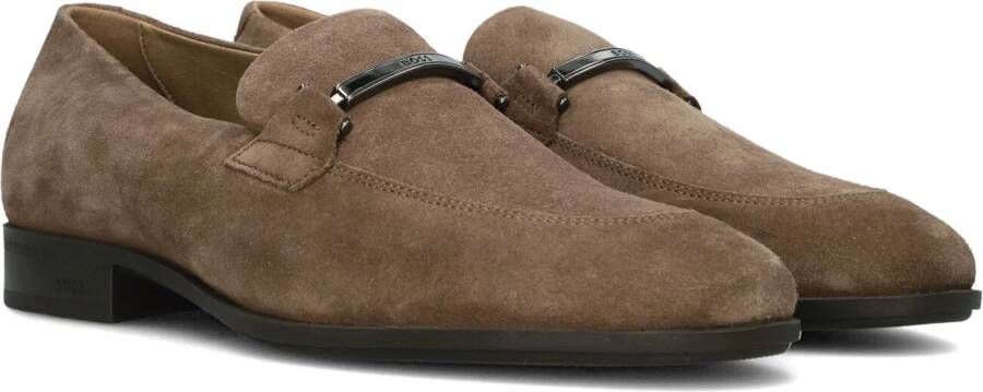 BOSS Loafers Heren Colby_loaf Maat: 45 Materiaal: Suède Kleur: Bruin