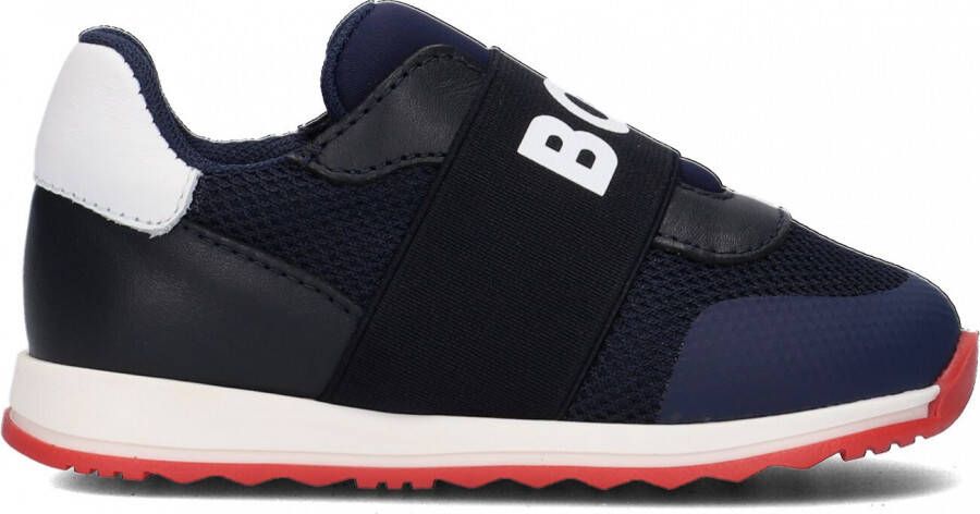 Boss Kids Blauwe J09171 Lage Sneakers