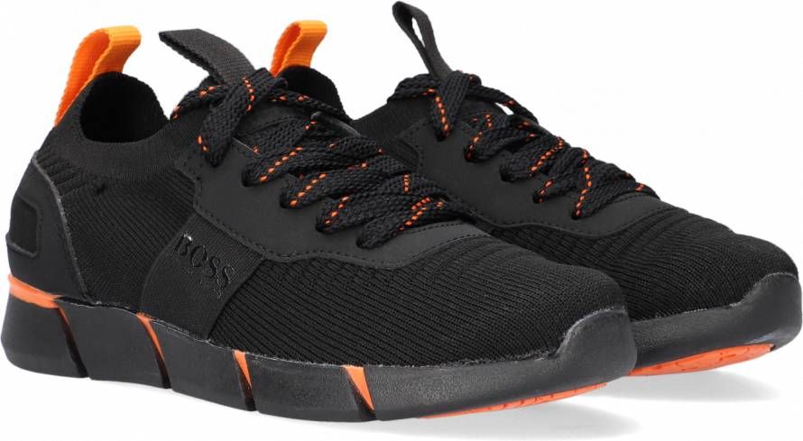 BOSS kidswear Boss Kids Baskets J292 Lage sneakers Jongens Zwart