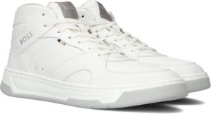 Boss Baltimore Hito Hoge sneakers Leren Sneaker Dames Wit