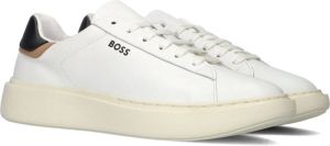 Boss Amber Runn Lage sneakers Leren Sneaker Dames Wit