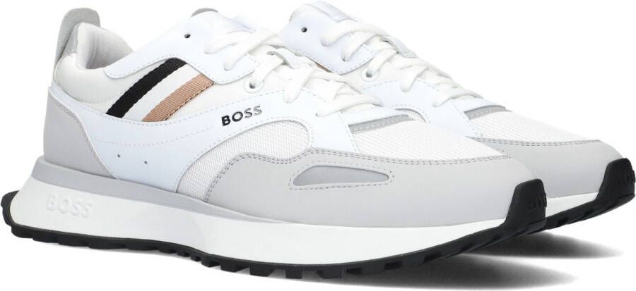 Boss Simpele Sneakers met Lichtgewicht EVA Rubberen Zool White Heren