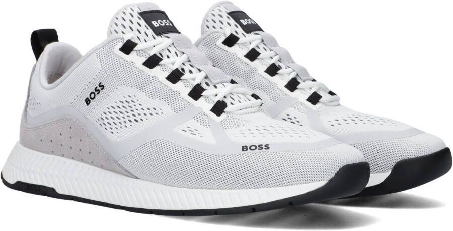 Boss Witte Lage Sneakers Titanium Runn