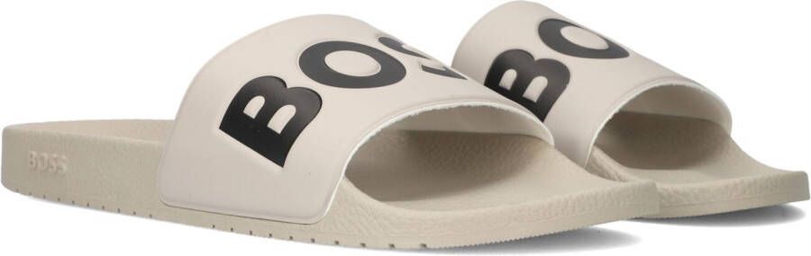 Boss Slippers met labelprint model 'Aryeh'