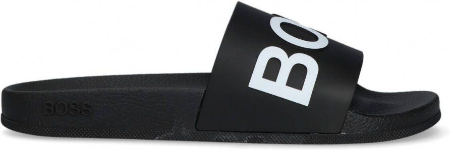 Hugo Boss Band Slippers Collectie Lente Zomer Black Heren