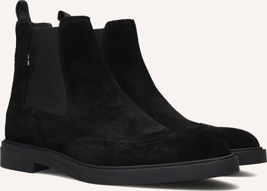 BOSS Chelsea Boots Heren Calev_cheb Maat: 42 Materiaal: Suède Kleur: Zwart
