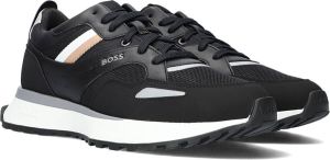 Boss Sneakers van leermix met labeldetails model 'Kurt'