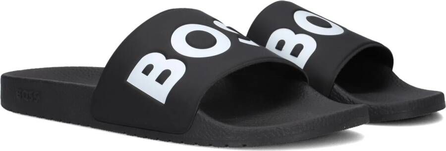 Hugo Boss Band Slippers Collectie Lente Zomer Black Heren