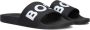 Hugo Boss Band Slippers Collectie Lente Zomer Black Heren - Thumbnail 6