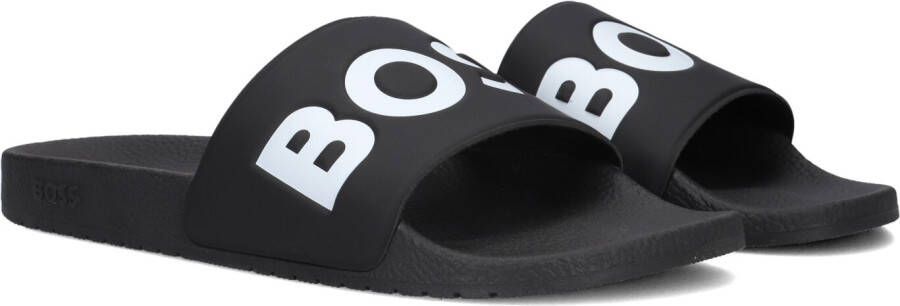 Hugo Boss Band Slippers Collectie Lente Zomer Black Heren