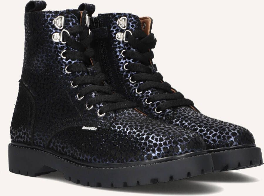 Braqeez 423556-989 Meisjes Veterboots Multicolor Leer Veters