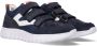 Braqeez 422431 129 Jongens Lage Sneakers Blauw Nubuck Klittenband - Thumbnail 1