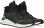 Braqeez 421982 568 Hoge Sneakers Groen Leer Veters - Thumbnail 2