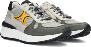 Braqeez 422272 169 Lage Sneakers Grijs Groen Leer Veters