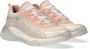 Braqeez 421270-596 Meisjes Lage Sneakers Beige Roze Leer Veters - Thumbnail 1