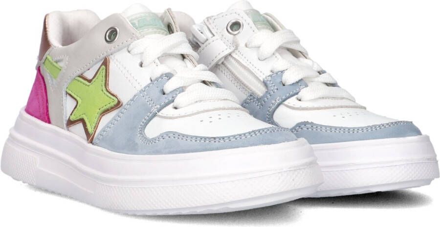 Braqeez Witte Lage Sneakers Senna Seattle