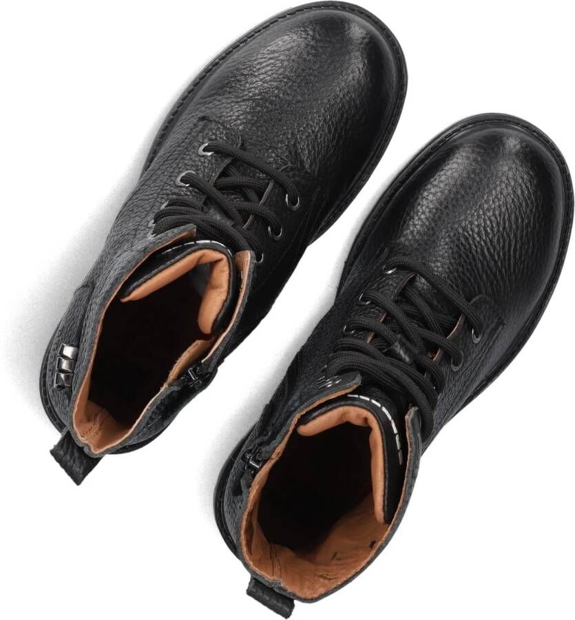 Braqeez 424761-589 Meisjes Veterboots Zwart Leer Veters - Foto 2
