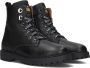 Braqeez Belle Boot leren veterboots zwart Meisjes Leer 37 - Thumbnail 1